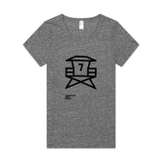 Women's May Gray Tower 7 T-Shirt