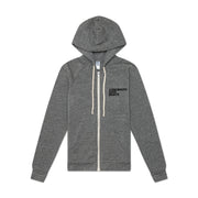 May Gray Tower 7 Zip Hoodie (Slim Fit)