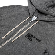 May Gray Tower 7 Zip Hoodie (Slim Fit)