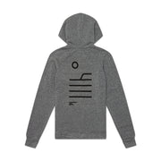 May Gray Sunset Zip Hoodie (Slim Fit)